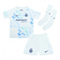 Inter Milan Nicolo Barella #23 Gostujuci Dres za djecu 2025-26 Kratak Rukav (+ Kratke hlače)